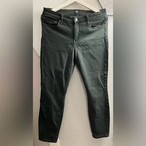 Army green Gap jeans